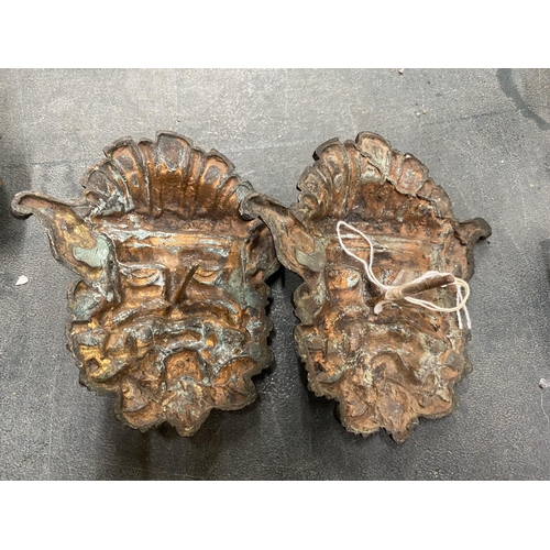 139 - TWO PIECES OF CAST GEORGIAN DOOR FURNITURE