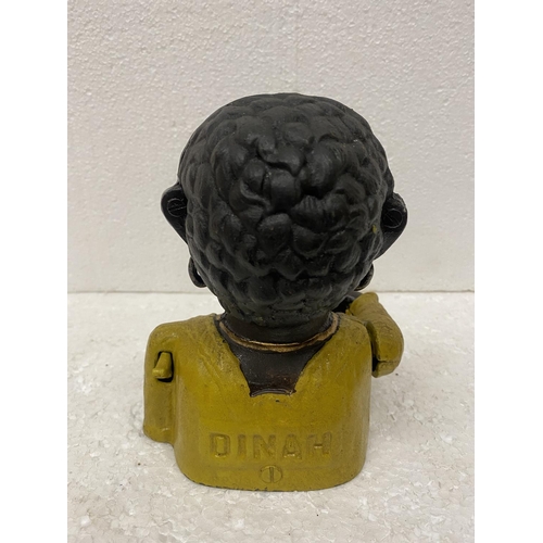 82 - A VINTAGE STYLE CAST 'DINAH' MONEY BOX