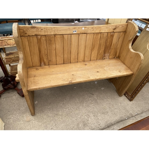 2394 - A MODERN PINE SETTLE, 48