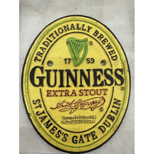 96A - A CAST GUINNESS EXTRA STOUT ST JAMES GATE DUBLIN SIGN