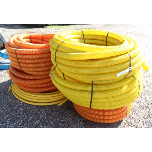 1107 - 5 LOTS OF NEW SOAKAWAY DRAINAGE PIPES ETC  NO VAT