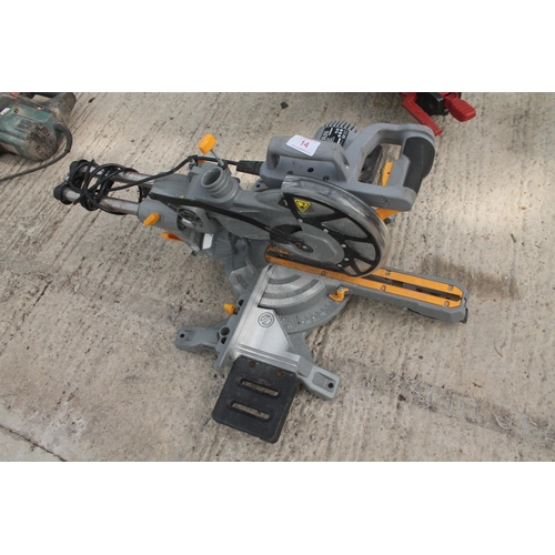 14 - TITAN MITRE SAW - NO VAT