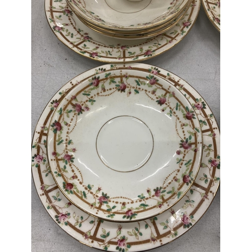 232 - A QUANTITY OF QUEEN'S CHINA CUPS, SAUCERS AND SIDE PLATES