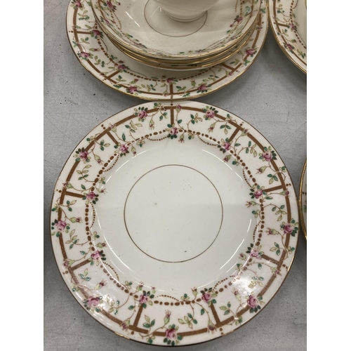 232 - A QUANTITY OF QUEEN'S CHINA CUPS, SAUCERS AND SIDE PLATES