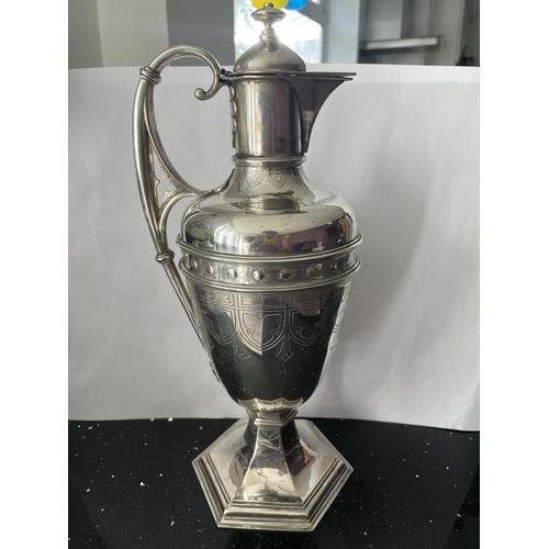 10A - A HALLMARKED LONDON SILVER 1925 CLARET JUG