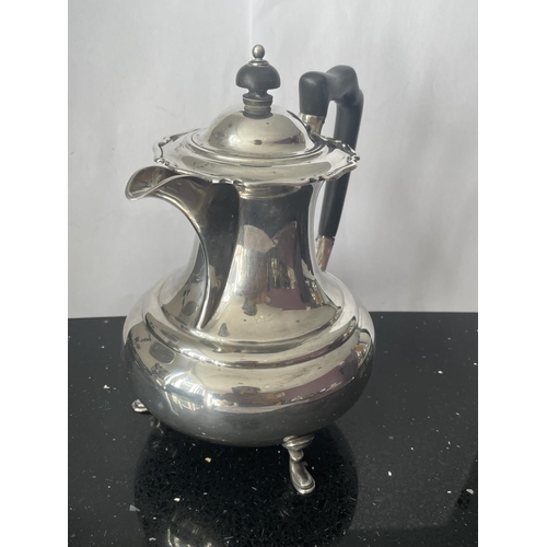 30A - A HALLMARKED SHEFFIELD SILVER 1908 COFFEE POT GROSS WEIGHT 482 GRAMS