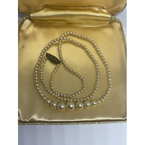 632 - A CIRO PEARL NECKLACE IN ORIGINAL PRESENTATION BOX