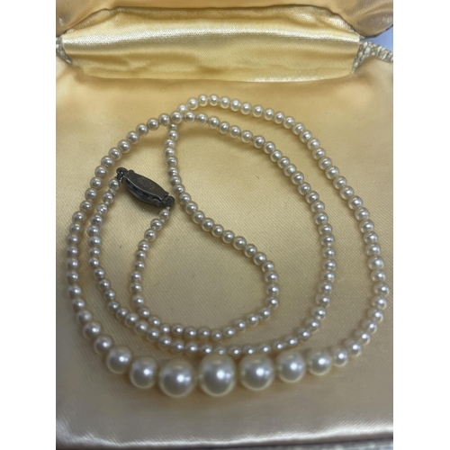 632 - A CIRO PEARL NECKLACE IN ORIGINAL PRESENTATION BOX