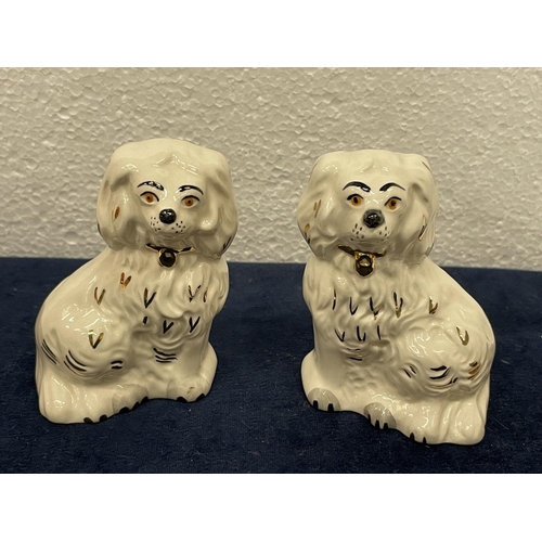 356 - TWO PAIRS OF ROYAL DOULTON STAFFORDSHIRE SPANIELS