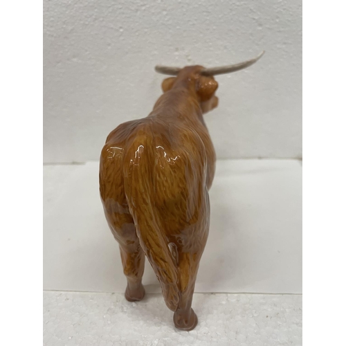 427 - A JOHN BESWICK HIGHLAND COW FIGURE