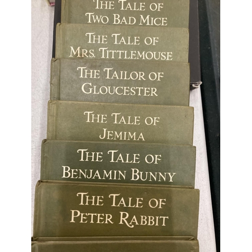 189 - A COLLECTION OF BEATRIX POTTER BOOKS - 8 IN TOTAL, ETC