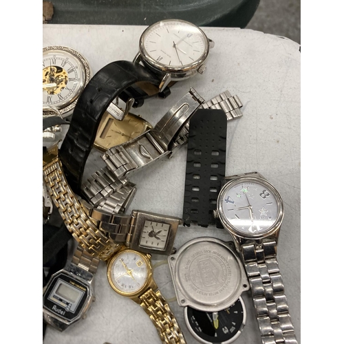 235 - A LARGE QUANTITY OF WRISTWATCHES TO INCLUDE SLAZENGER, ROTARY, HENLEYS, ETC