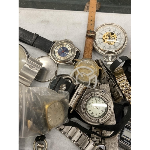 235 - A LARGE QUANTITY OF WRISTWATCHES TO INCLUDE SLAZENGER, ROTARY, HENLEYS, ETC