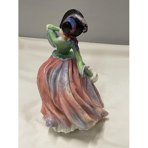 466 - A ROYAL DOULTON COLOURWAY FIGURE AUTUMN BREEZES HN 1911