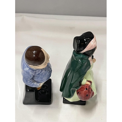 474 - TWO ROYAL DOULTON DICKENS FIGURES FAT BOY AND SAIREY GAMP