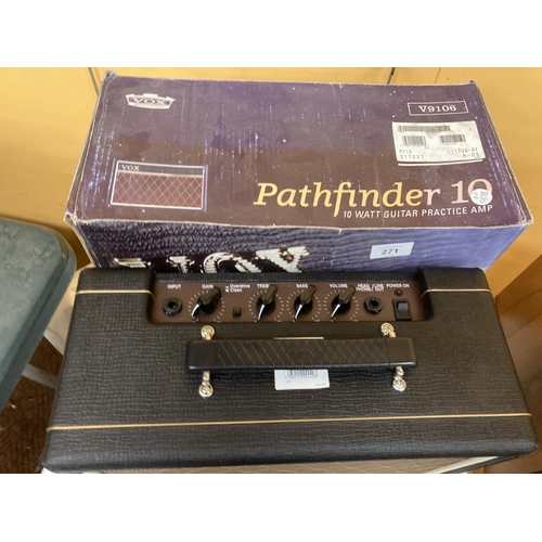 271 - A PATHFINDER 10 VOX 10 WATT GUITAR PRACTICE AMP