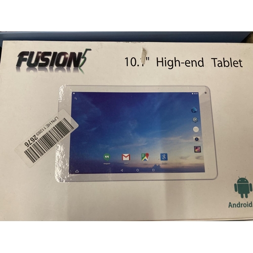 275 - A FUSION 10.1 INCH ANDROID HIGH-END TABLET - BOXED