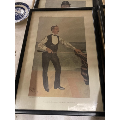 767 - A QUANTITY OF 'VANITY FAIR' FRAMED SPY PRINTS