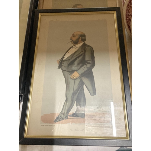 767 - A QUANTITY OF 'VANITY FAIR' FRAMED SPY PRINTS