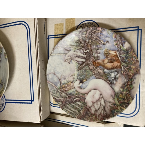 772 - A SET OF SIX SWAN THEMED COLLECTORS PLATES