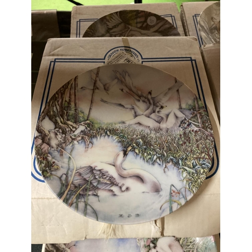 772 - A SET OF SIX SWAN THEMED COLLECTORS PLATES