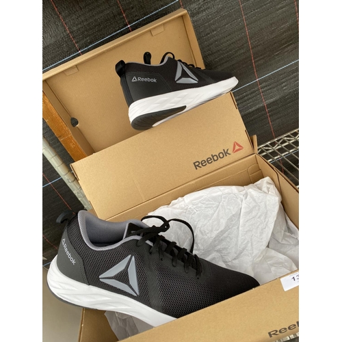 1390 - TWO PAIRS OF NEW REBOK SIZE 9 TRAINERS