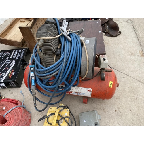 1451 - A CLARKE HUNTER AIR COMPRESSOR