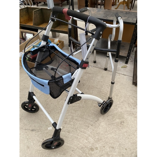 1530 - A TUNI WALKING AID AND A DRIVE WALKING FRAME