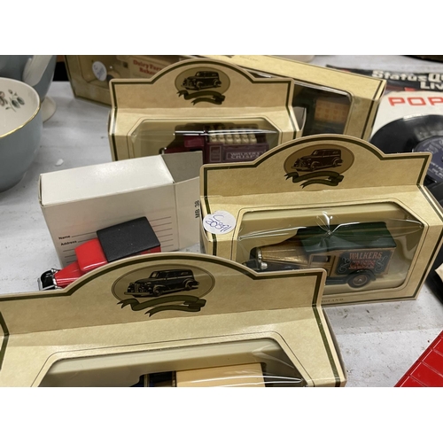 710 - A QUANTITY OF LLEDO BOXED DIE-CAST VEHICLES TO INCLUDE ADVERTISING VANS, BUSES, ETC