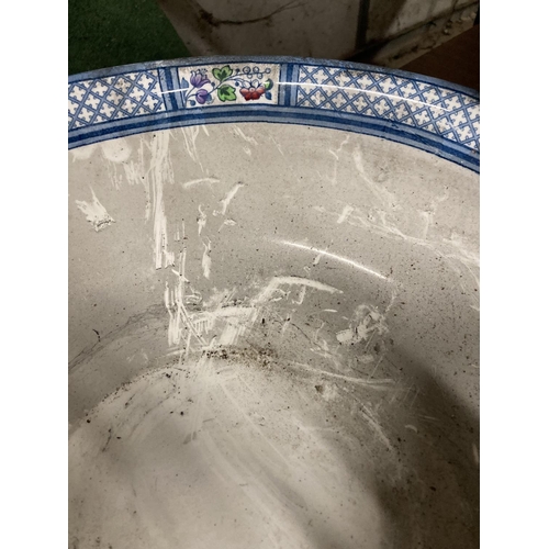 962 - A LOSOL WARE SPRINGFIELD LARGE WASH BOWL