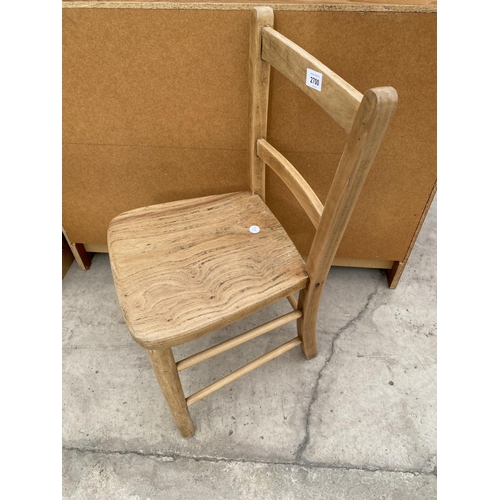 2700 - A 1950'S ELM AND BEECH CHILDS CHAIR