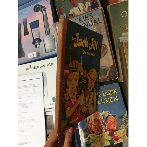 274 - A QUANTITY OF CHILDREN'S HARDBACK BOOKS FROM THE 1930'S, 40'S AND 50'S