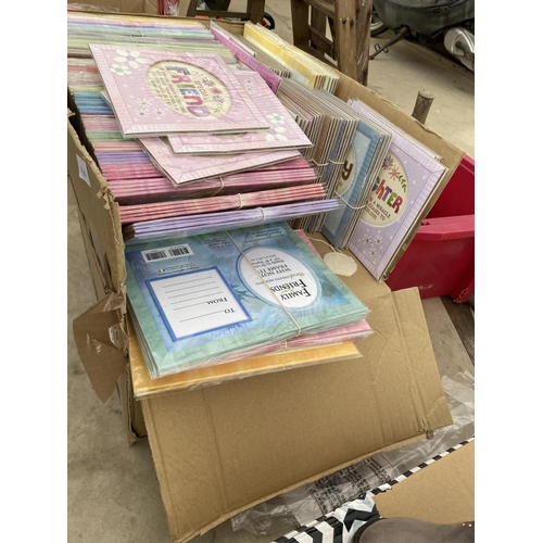 1468A - TWO BOXES OF ASSORTED GREETINGS CARDS