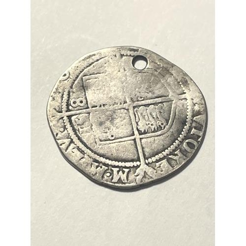 669 - AN ELIZABETH I HAMMERED SILVER COIN