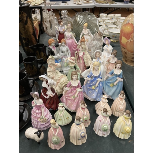 79 - A LARGE QUANTITY OF CERAMIC FIGURINES TO INCLUDE FRANCESCO, SHUDEHILL, ETC - APPROX 26 IN TOTAL