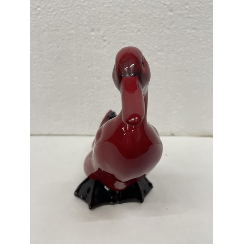 313 - A DOULTON FLAMBE DUCK