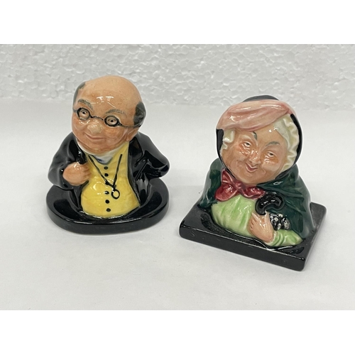 325 - TWO ROYAL DOULTON DICKENS BUSTS