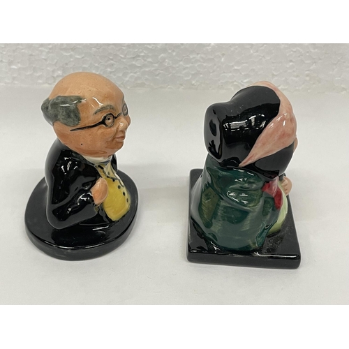 325 - TWO ROYAL DOULTON DICKENS BUSTS