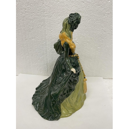 343 - A LIMITED EDITION ROYAL DOULTON FIGURE GONE WITH THE WIND HN 4200 NO 481