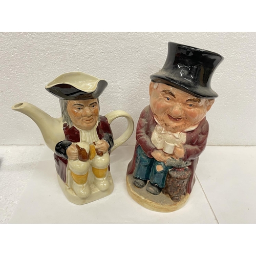 447 - TWO TOBY JUGS TO INCLUDE A BURLINGTON AND TOBY WOOD