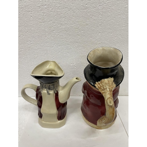 447 - TWO TOBY JUGS TO INCLUDE A BURLINGTON AND TOBY WOOD