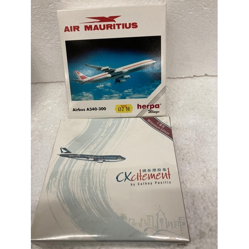 3065 - FOUR HERPA WINGS COLLECTION PLANES - SCALE 1:500