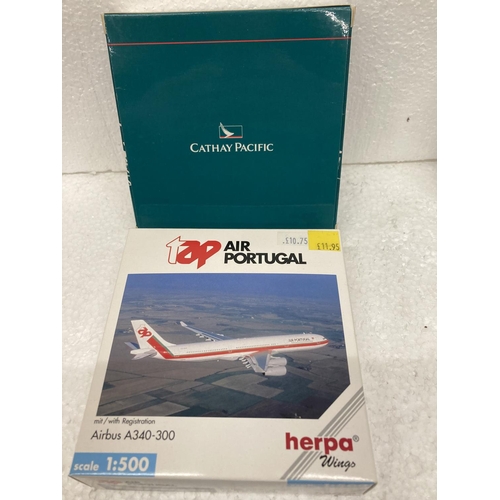 3067 - FOUR HERPA WINGS COLLECTION PLANES - SCALE 1:500