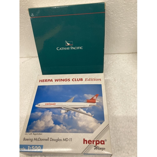 3069 - FOUR HERPA WINGS COLLECTION PLANES - SCALE 1:500