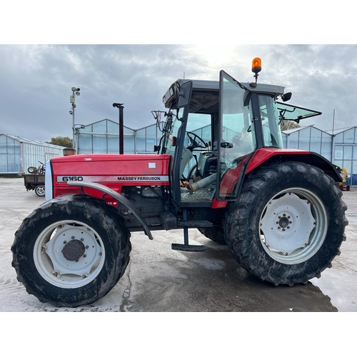 173 - MASSEY FERGUSON 6160 DYNASHIFT TRACTOR N186 TNT  10865 HOURS ON THE CLOCK NO VAT