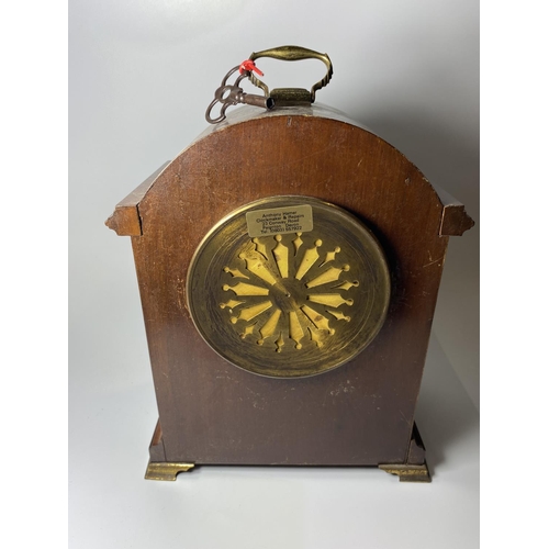 5 - A 19TH CENTURY FRENCH MAHOGANY CASED BRACKET CLOCK, SIGNED MEDAILLE D'ARGENT, MOVEMENT NO. 48052, 32... 