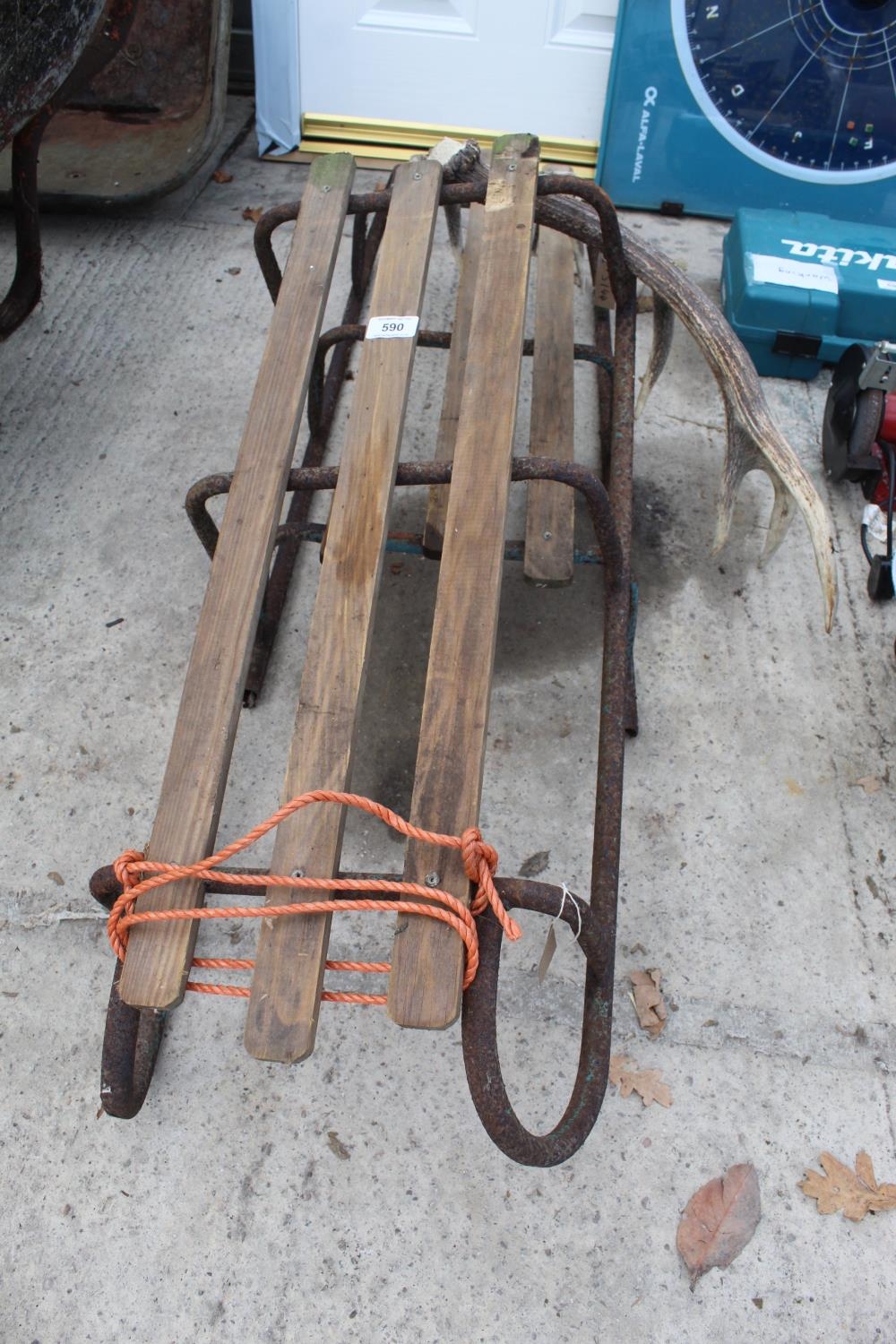 TWO SLEDGES & AN ANTLER - NO VAT
