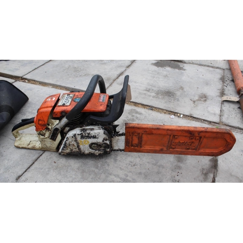 791 - A STIHL 038AV PETROL ENGINE CHAINSAW +VAT