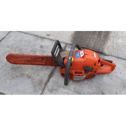 792 - A HUSQVARNA 350 PETROL CHAINSAW +VAT