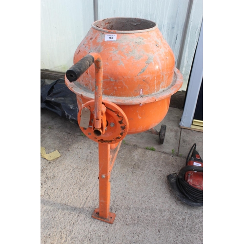 93 - CEMENT MIXER  NO VAT